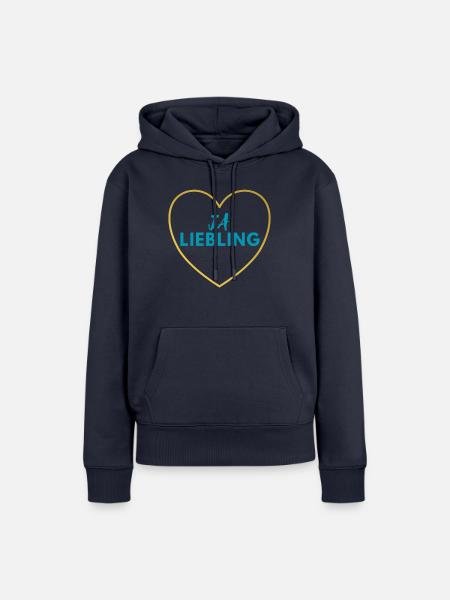 Ja Liebling 1 - Frauen Premium Bio Hoodie - Navy