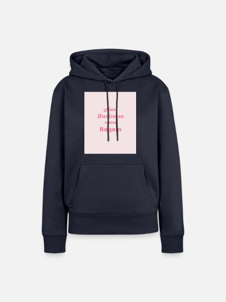 Mein Business meine Regeln - Frauen Premium Bio Hoodie - Navy