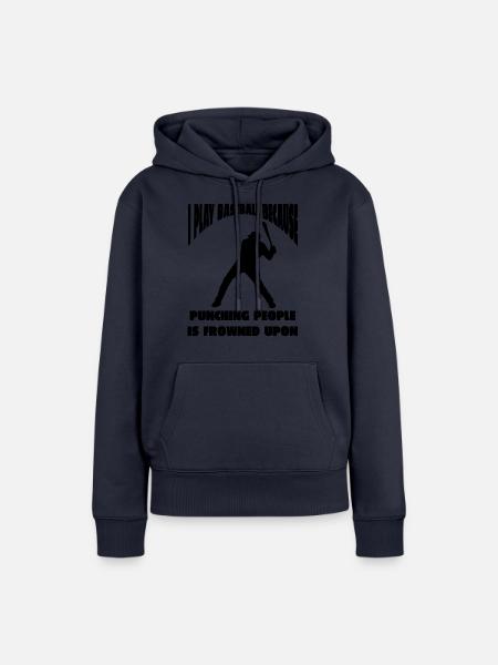 Baseballer Baseball Baseballteam Baseballspieler - Frauen Premium Bio Hoodie - Navy
