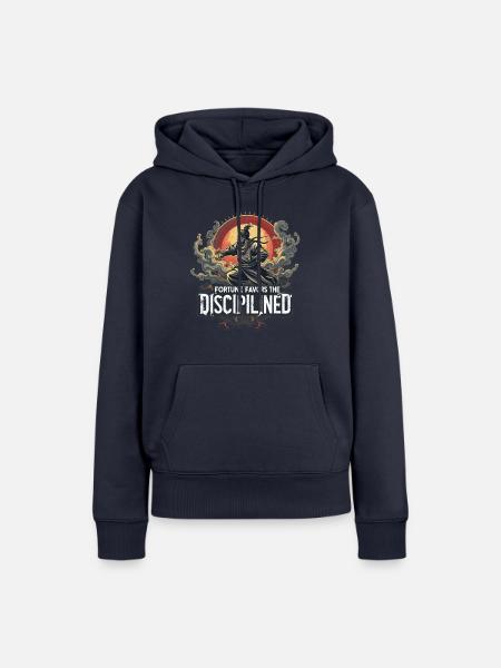 GEFALLEN - Frauen Premium Bio Hoodie - Navy