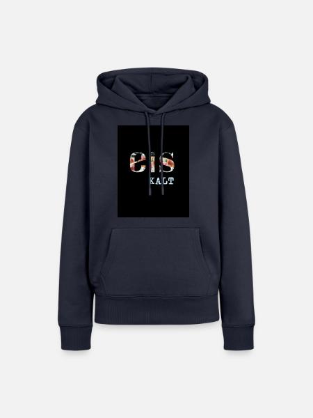 Eis kalt - Frauen Premium Bio Hoodie - Navy
