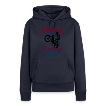 Trial - Trialsport - Moto Trial - Motorcycle Trial - Women’s Premium Organic Hoodie - navy - Front - Julia (174cm)