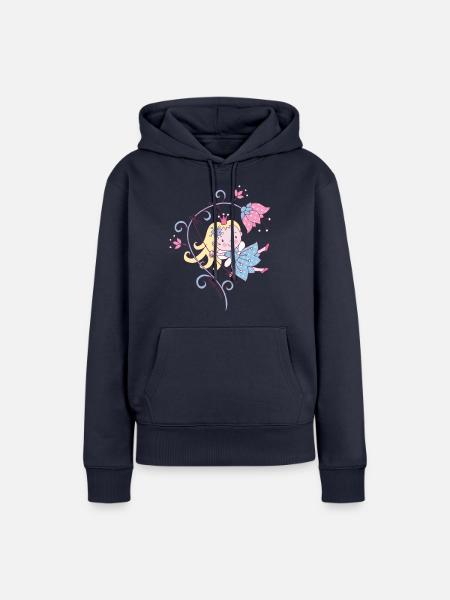 Kleine Fee - Frauen Premium Bio Hoodie - Navy