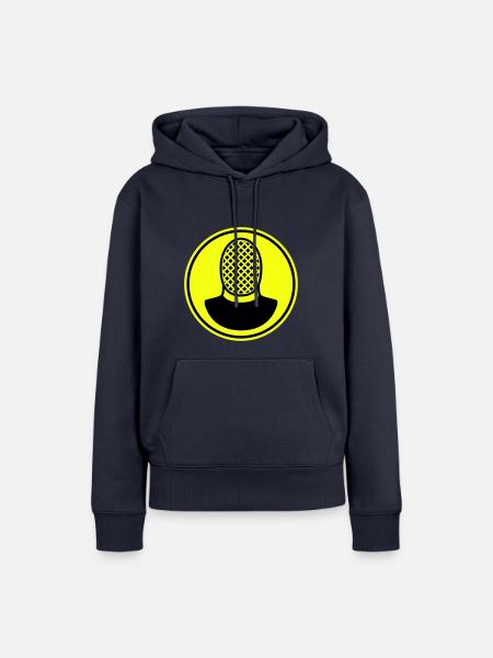 Fechten Maske - Frauen Premium Bio Hoodie - Navy