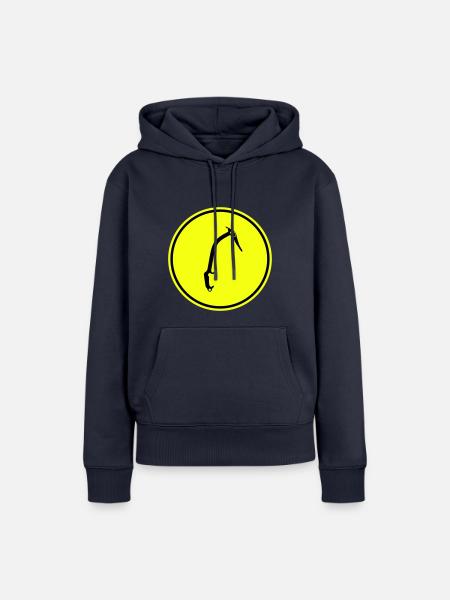 Kletterausrüstung eispickel - Frauen Premium Bio Hoodie - Navy