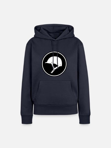 Reiterhut icon - Frauen Premium Bio Hoodie - Navy
