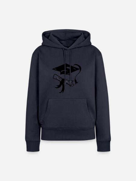 der Absolvent - Frauen Premium Bio Hoodie - Navy