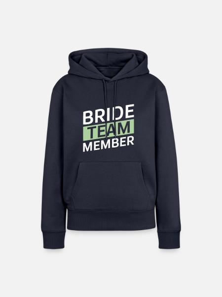 Bride Team - Frauen Premium Bio Hoodie - Navy
