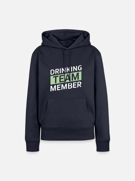 Drinking Team - Frauen Premium Bio Hoodie - Navy