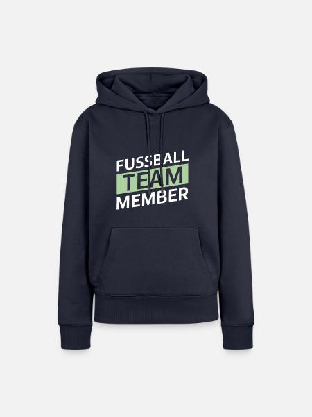 Fussball Team - Frauen Premium Bio Hoodie - Navy