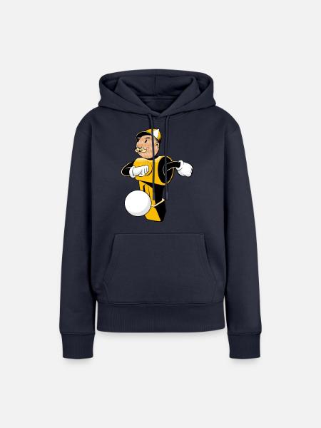Tischfußball - Frauen Premium Bio Hoodie - Navy