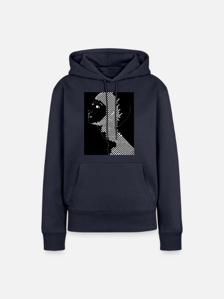 Mosaik - Frauen Premium Bio Hoodie - Navy