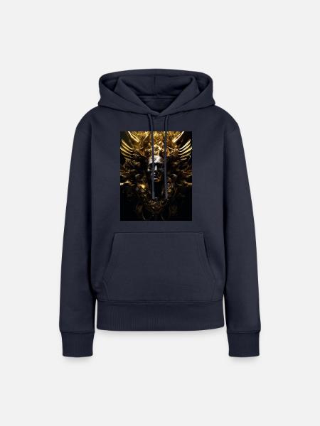 Golden psycho - Frauen Premium Bio Hoodie - Navy