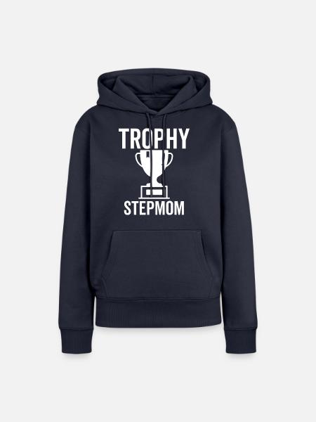 Trophäe Stiefmutter - Frauen Premium Bio Hoodie - Navy