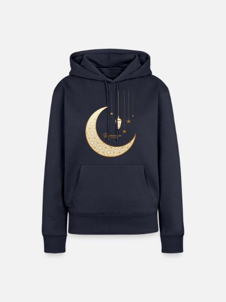 Ramadan Design - Frauen Premium Bio Hoodie - Navy