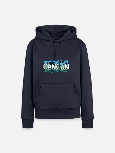 Cancun - Frauen Premium Bio Hoodie - Navy