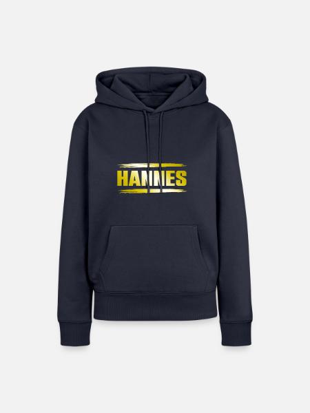 Hannes - Frauen Premium Bio Hoodie - Navy