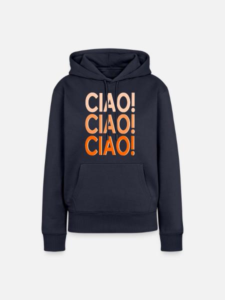 CIAO! - Frauen Premium Bio Hoodie - Navy