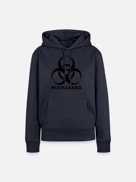 biohazard - Frauen Premium Bio Hoodie - Navy