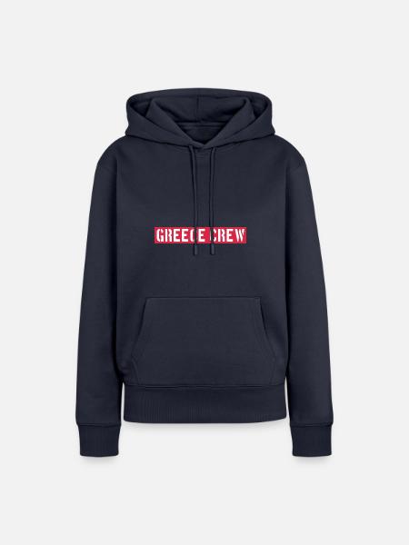 Greece Crew - Frauen Premium Bio Hoodie - Navy