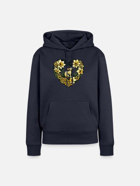 Nagetier-Liebe - Frauen Premium Bio Hoodie - Navy