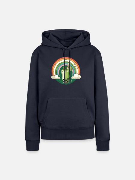 Boba Tee - Frauen Premium Bio Hoodie - Navy