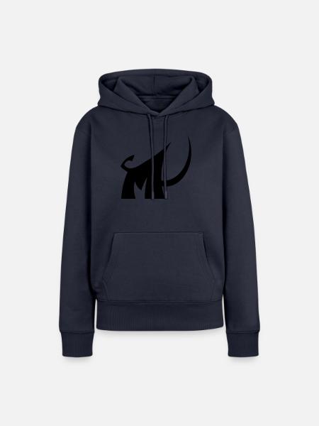 M wie Mammut - Frauen Premium Bio Hoodie - Navy