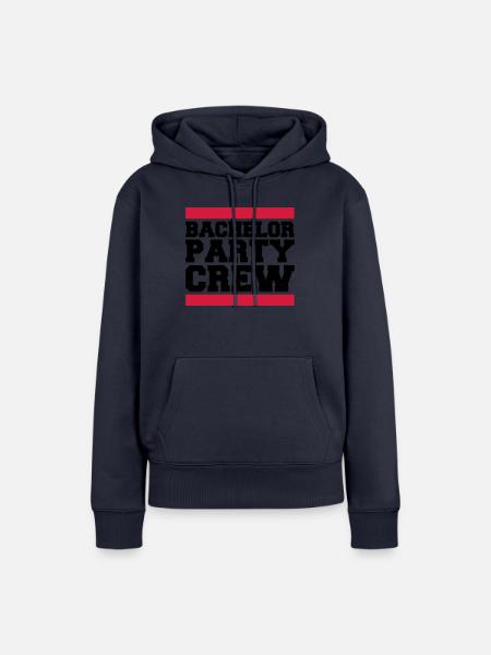 Bachelor Party Crew - Frauen Premium Bio Hoodie - Navy