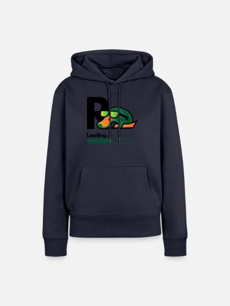 Rente Loading - Frauen Premium Bio Hoodie - Navy