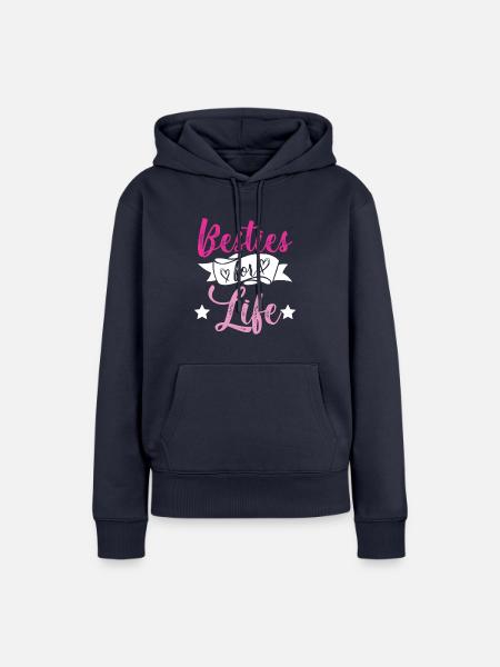bester freunde - Frauen Premium Bio Hoodie - Navy