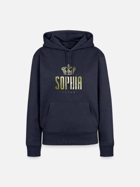 Sophia - Frauen Premium Bio Hoodie - Navy