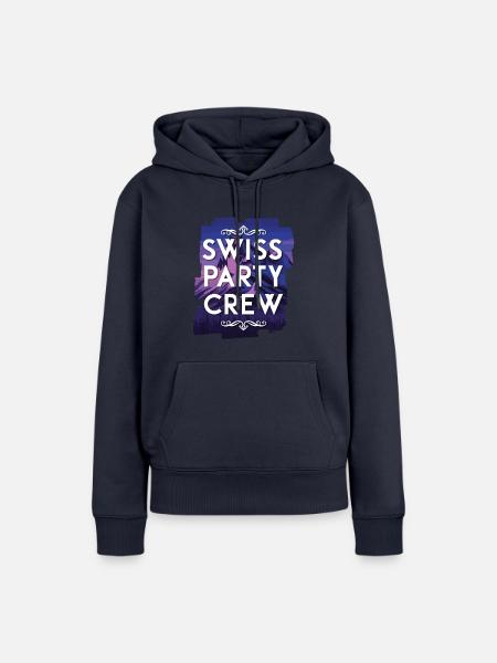 Swiss Party Crew - Frauen Premium Bio Hoodie - Navy