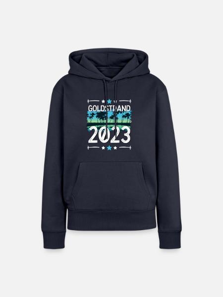 Goldstrand 2023 - Frauen Premium Bio Hoodie - Navy