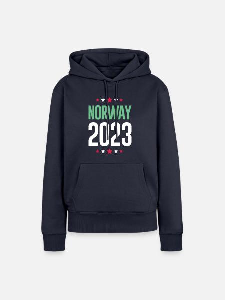 Norway 2023 - Frauen Premium Bio Hoodie - Navy