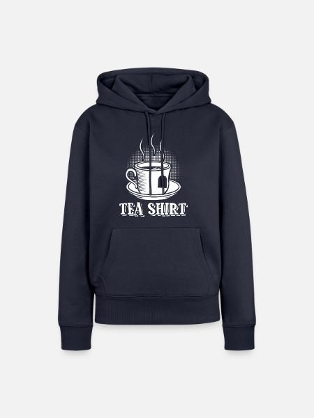 Tea Shirt - Frauen Premium Bio Hoodie - Navy