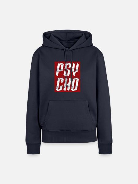 Psycho Entwurf - Frauen Premium Bio Hoodie - Navy