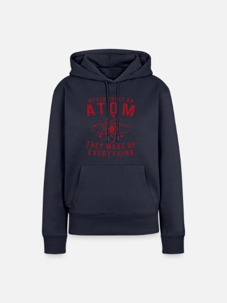 Atom - Frauen Premium Bio Hoodie - Navy