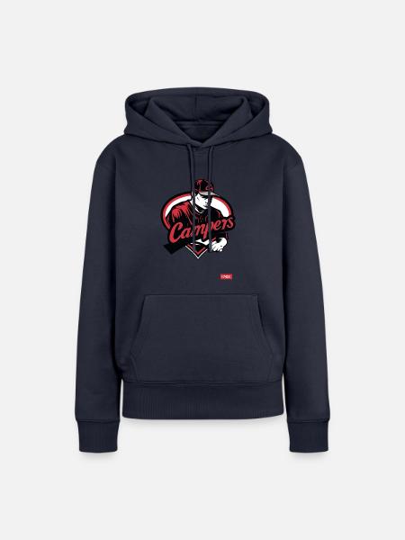 Parodie-Team von Baseball-Campern - Frauen Premium Bio Hoodie - Navy