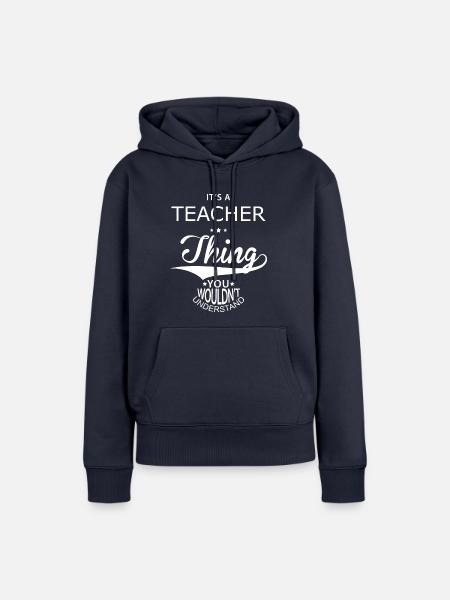 Teacher - Frauen Premium Bio Hoodie - Navy