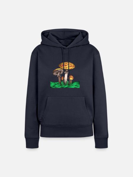 Magic Mushroom - Frauen Premium Bio Hoodie - Navy