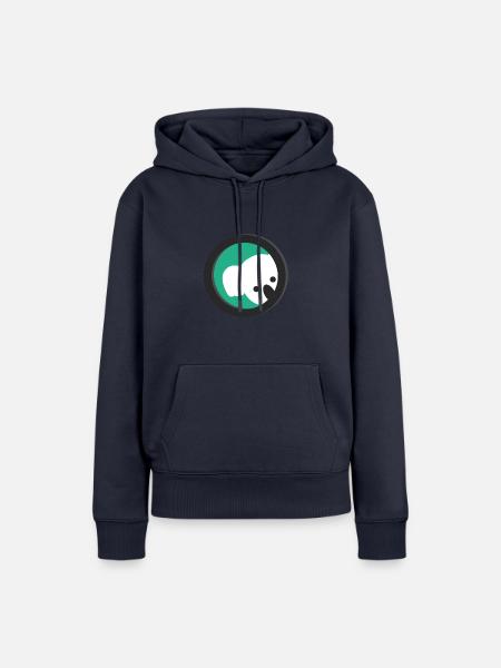 Koala-IT-Logo - Frauen Premium Bio Hoodie - Navy