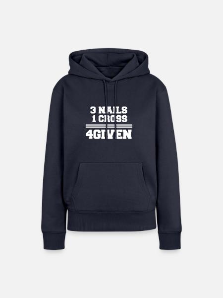 4given 1B - Frauen Premium Bio Hoodie - Navy