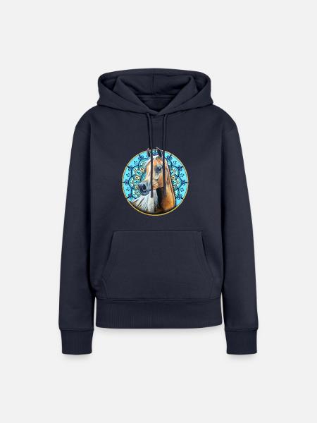 BESTO - Frauen Premium Bio Hoodie - Navy