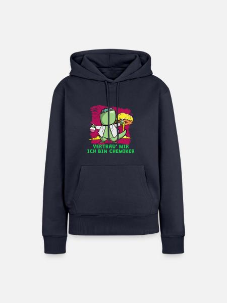 Ich bin Chemiker - Vertrau mir - Frauen Premium Bio Hoodie - Navy