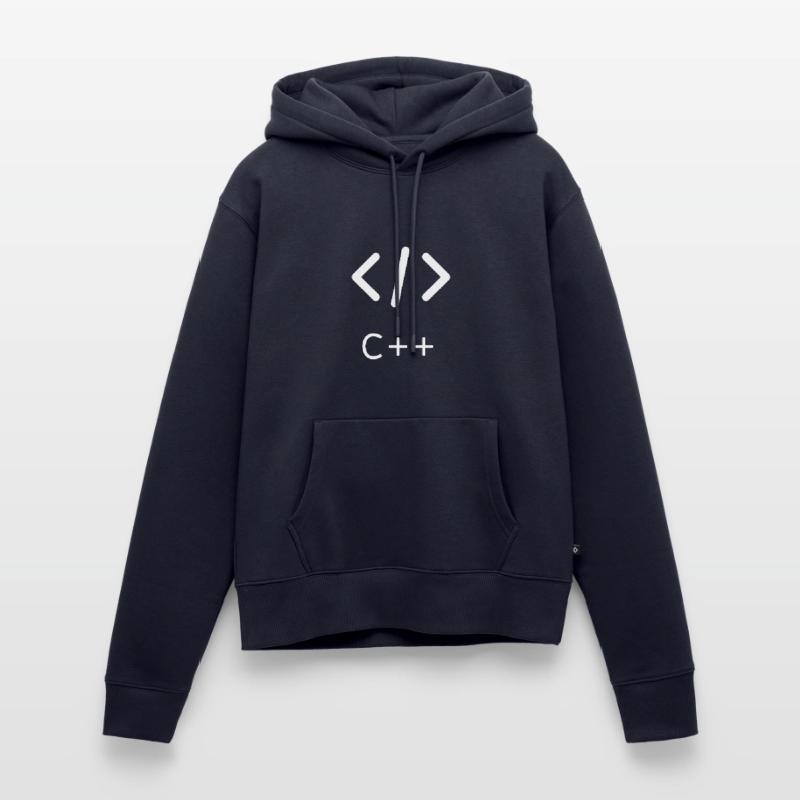 Programmer C++ Langage de programmation Sweat à capuche Premium bio Femme