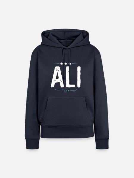 Ali - Frauen Premium Bio Hoodie - Navy