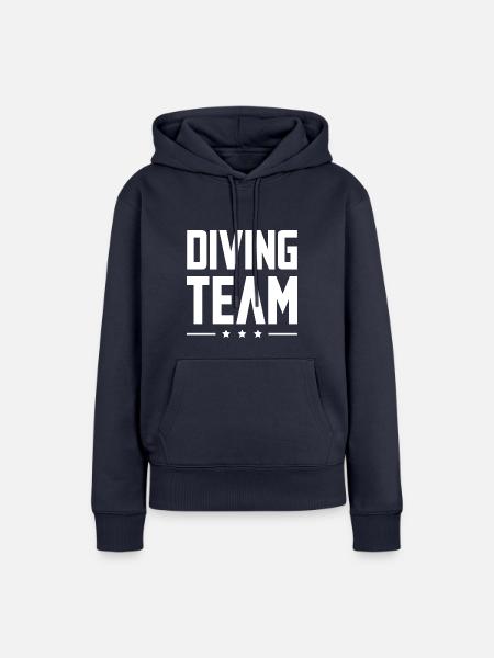 Diving Team - Frauen Premium Bio Hoodie - Navy