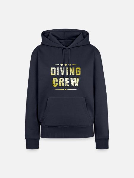 Diving Crew - Frauen Premium Bio Hoodie - Navy
