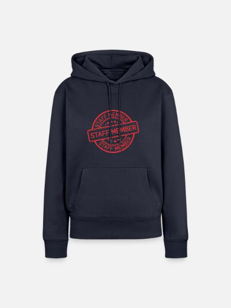 Staff Mitglied - Frauen Premium Bio Hoodie - Navy