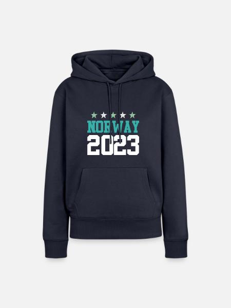 Norway 2023 - Frauen Premium Bio Hoodie - Navy